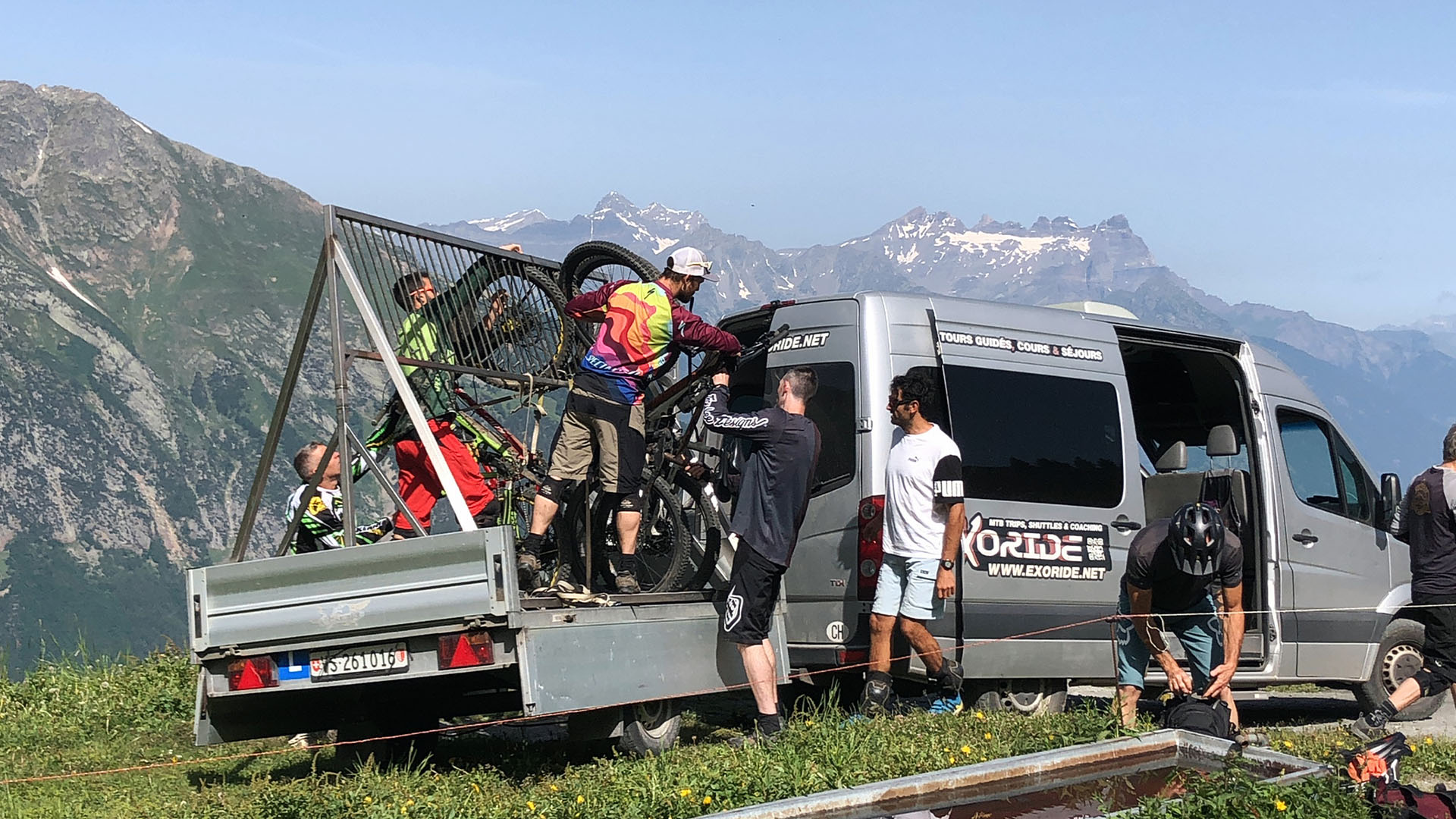 Journée shuttles VTT et E-Bike dans le Haut-Valais : de l'autre côté de la Raspille, plus de 4'000 m de descente