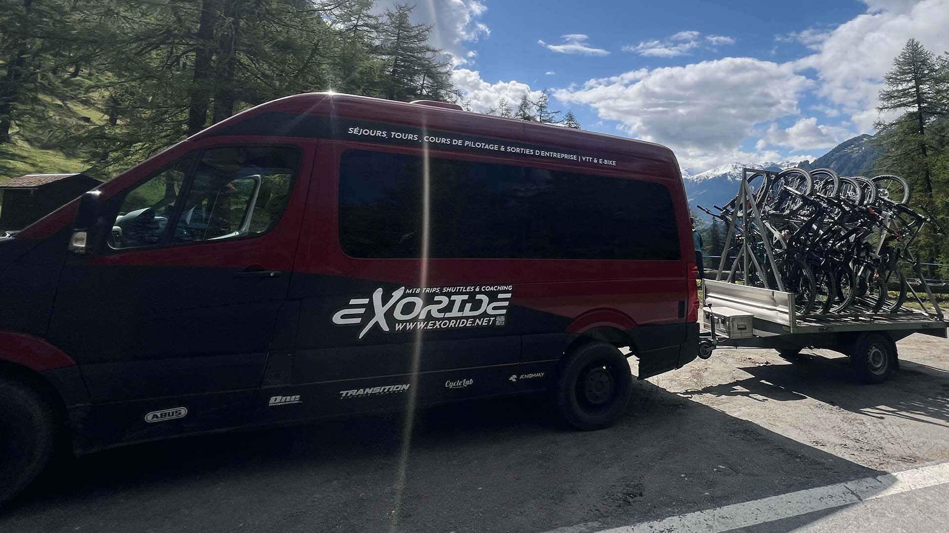 Navettes enduro en Valais
