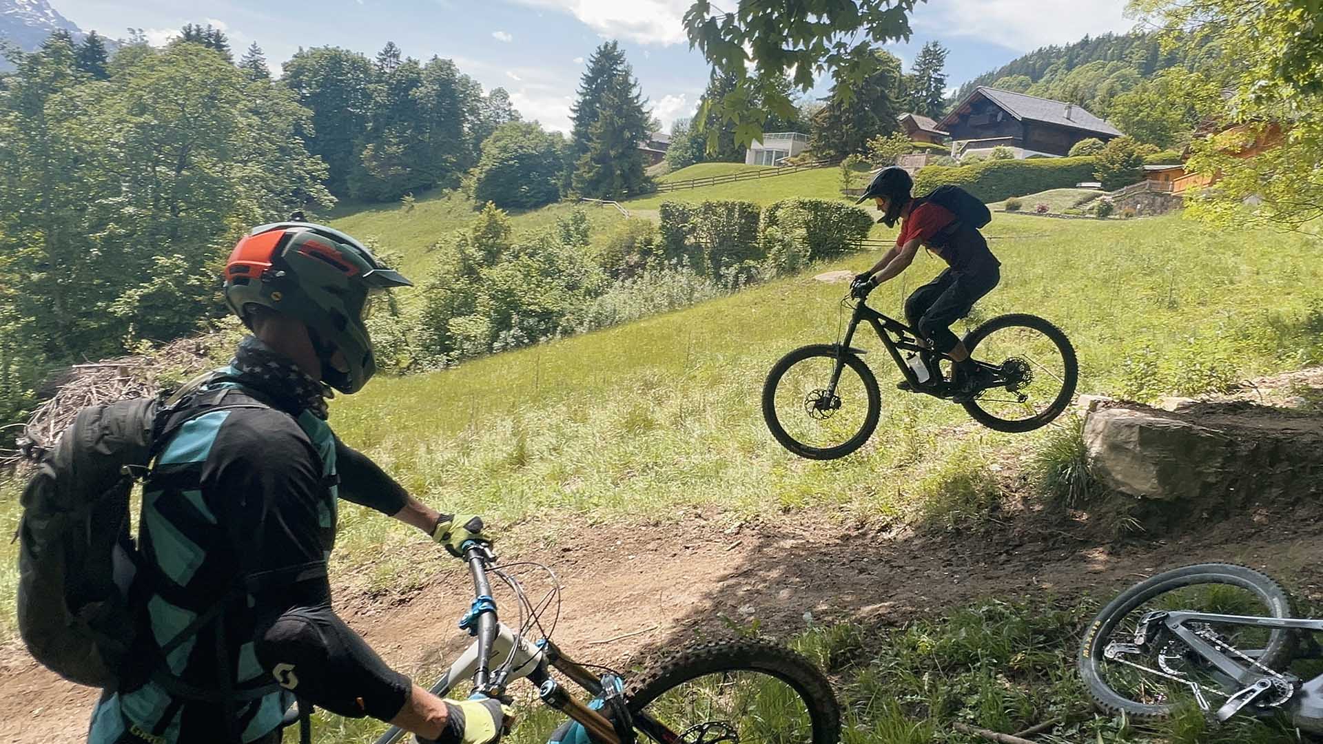 MTB coaching with a professional instructor in Switzerland