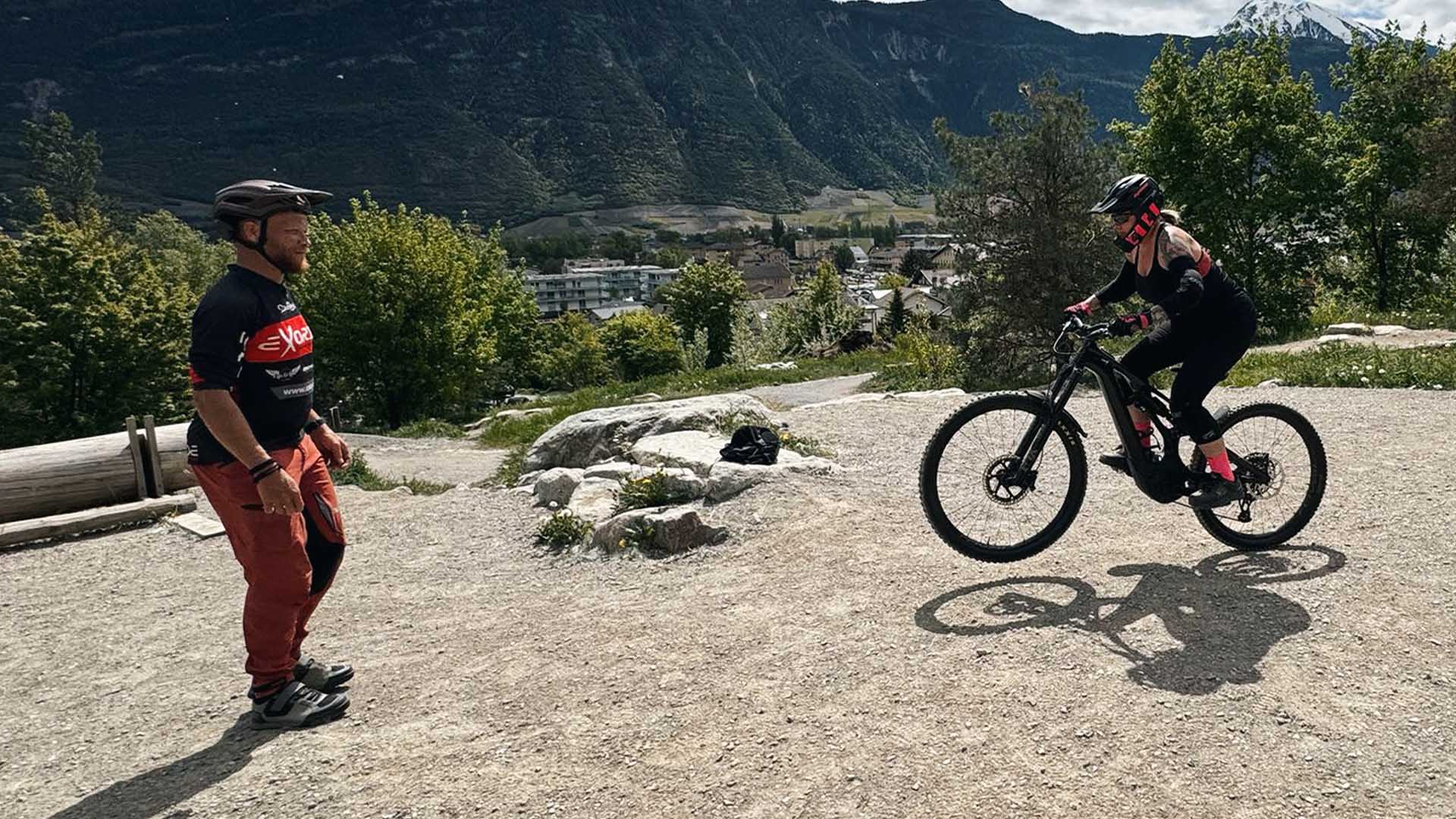 MTB coaching with a professional instructor in Switzerland