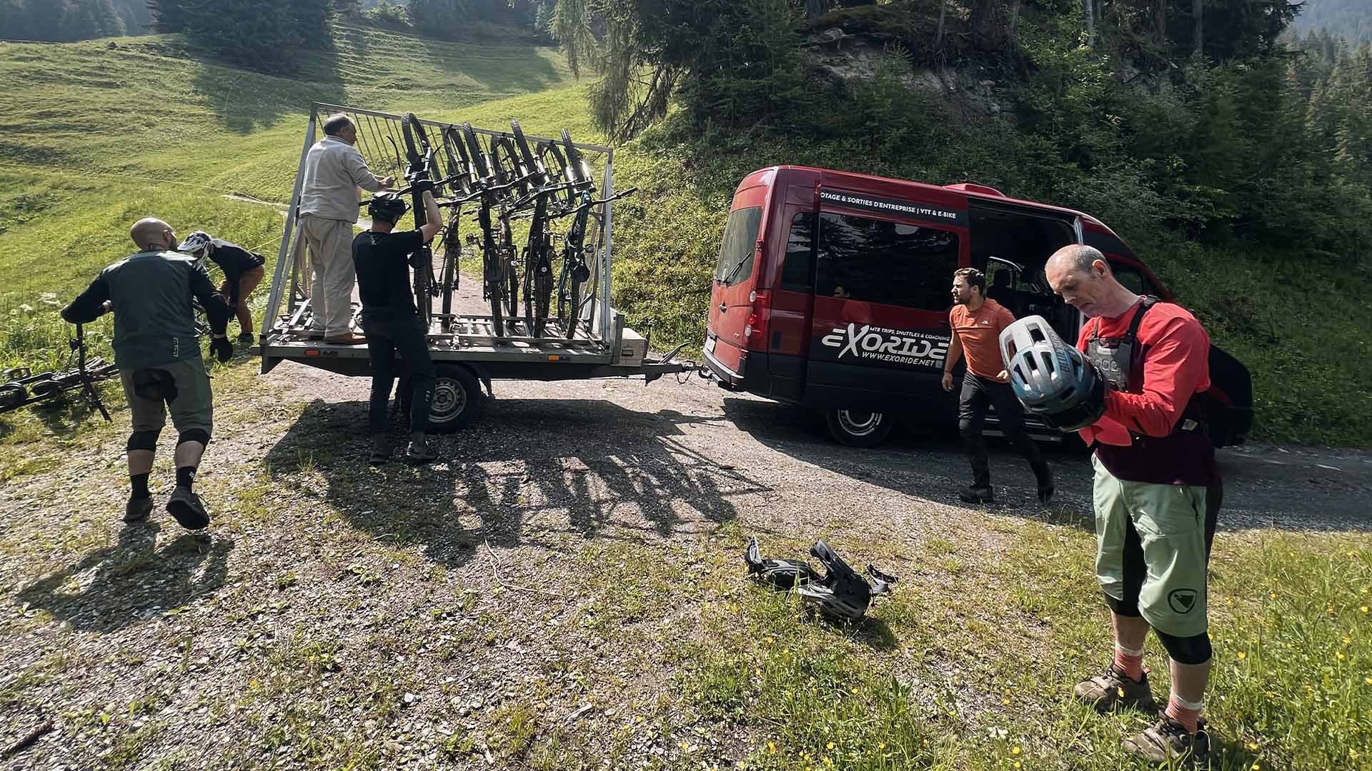 Navettes enduro en Valais