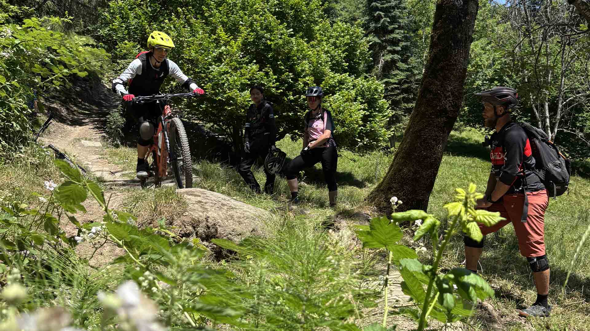 MTB coaching with a professional instructor in Switzerland