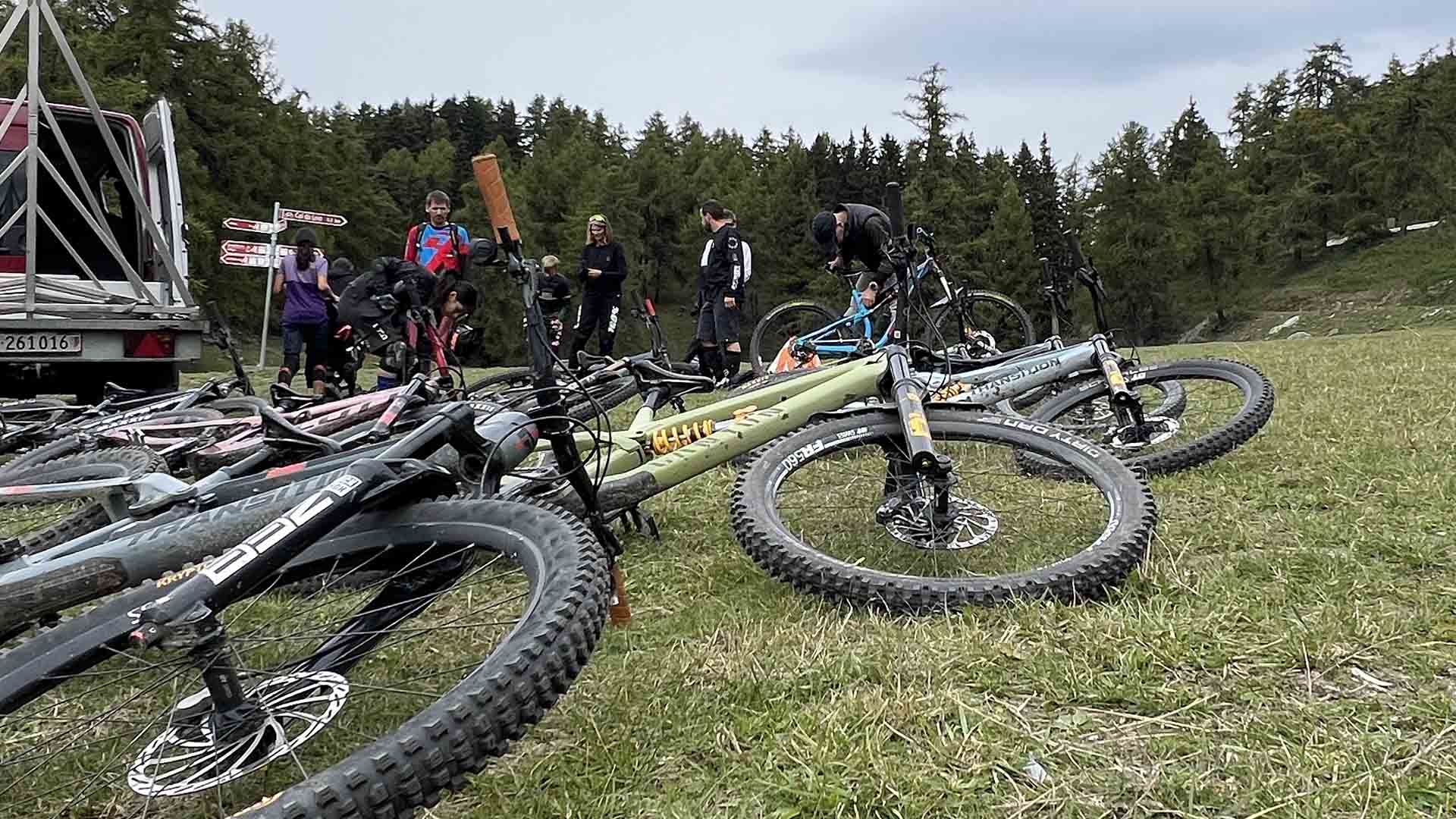VTT enduro en Valais