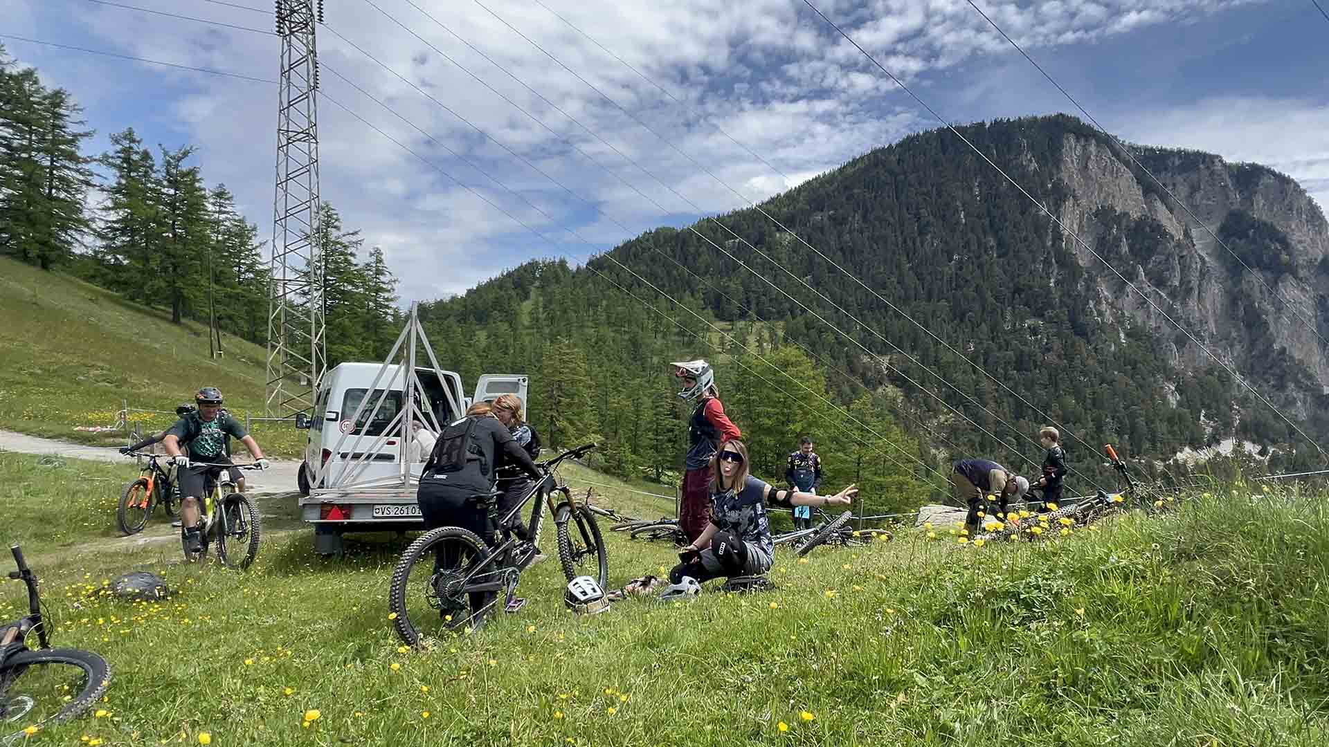 VTT enduro en Valais