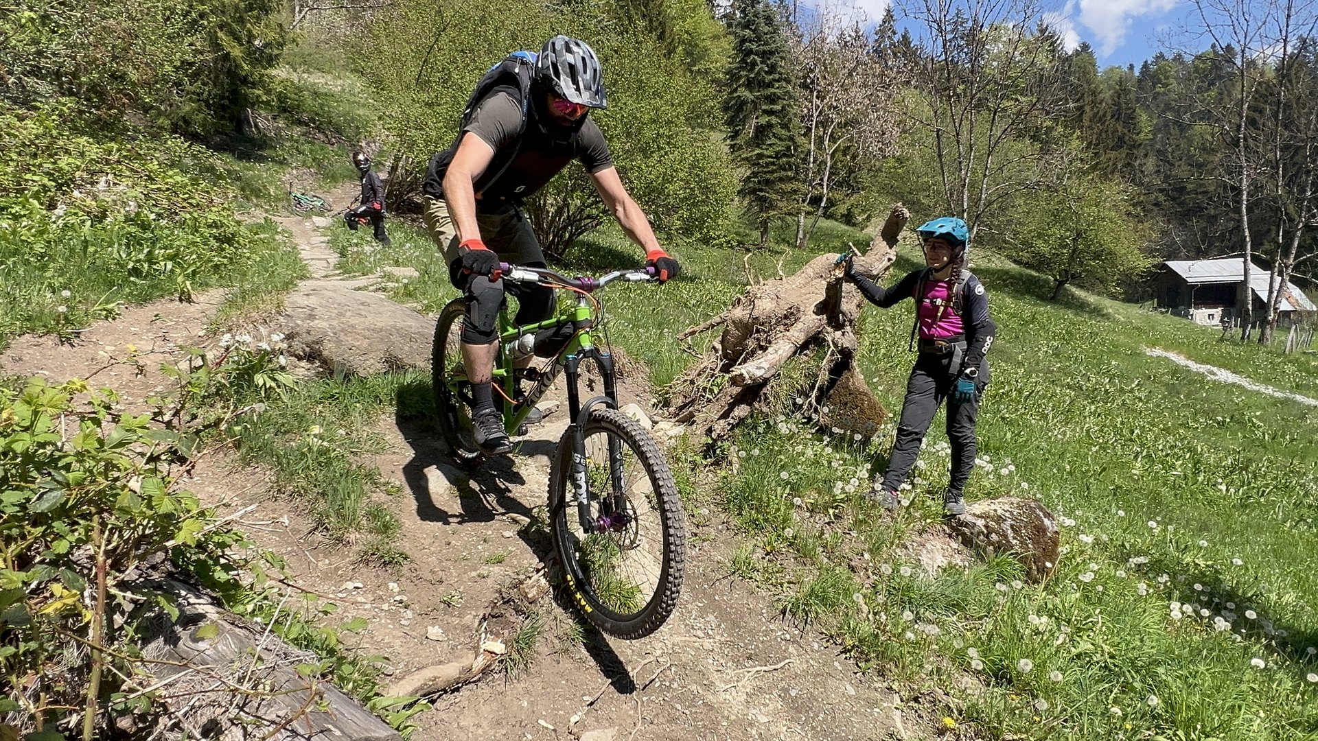 MTB coaching with a professional instructor in Switzerland