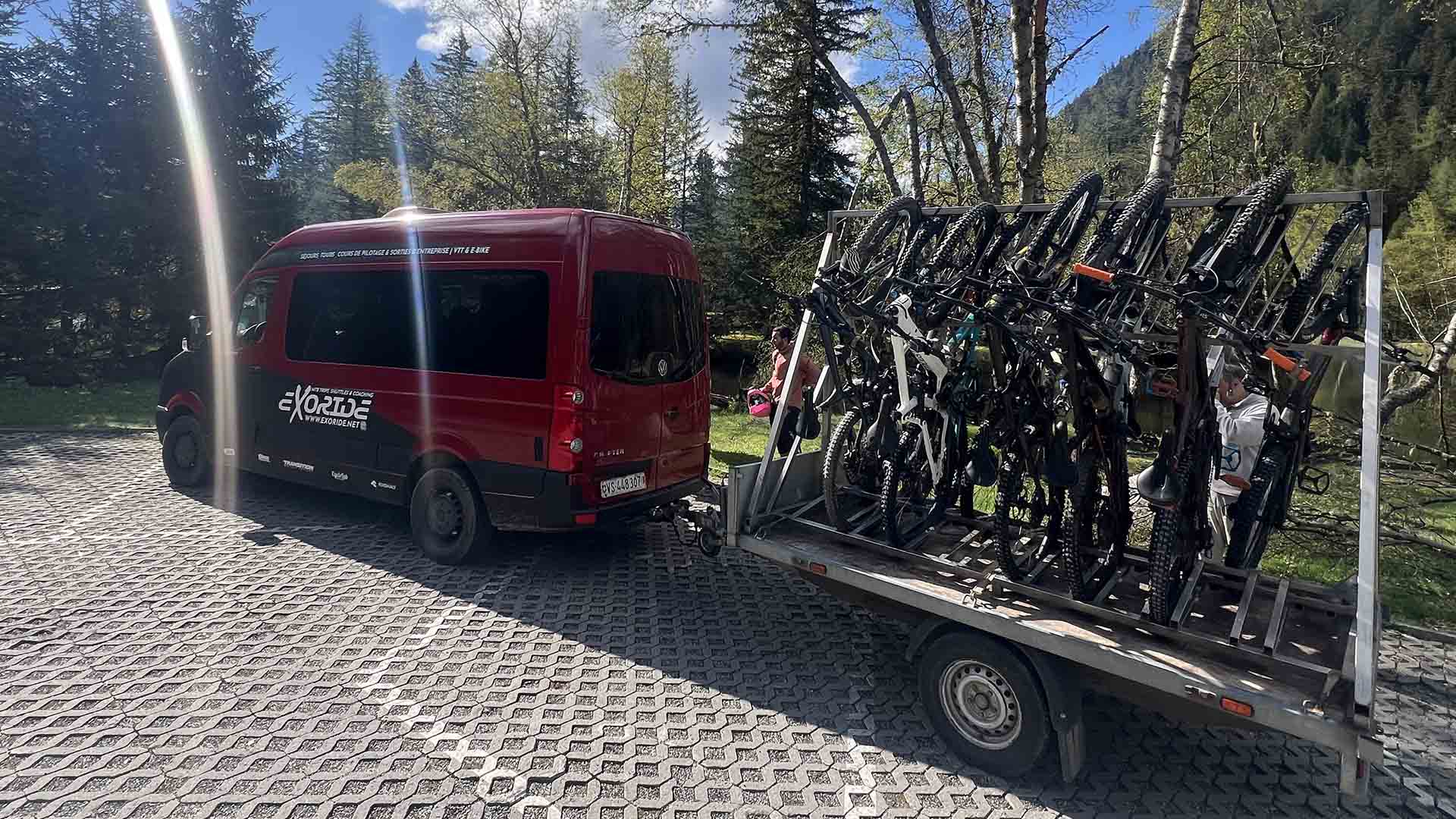 Navettes enduro en Valais