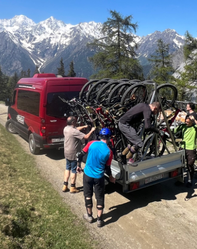 Mountainbike-Shuttles im Wallis