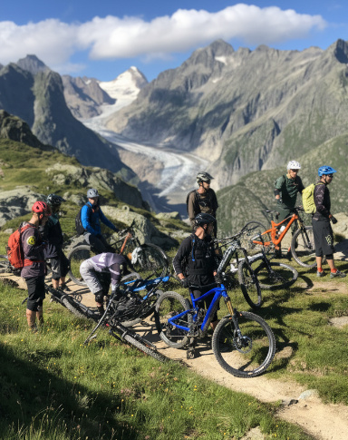 MTB & E-MTB Tours in Valais