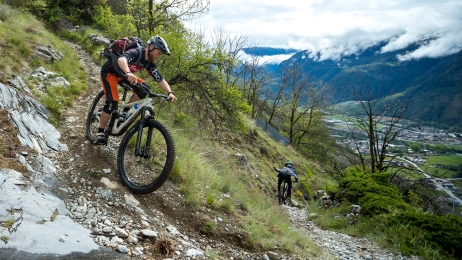 Navettes enduro en Haut-Valais