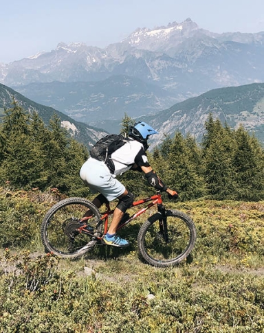 VTT enduro en Valais