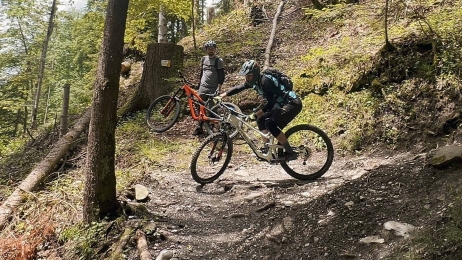 MTB coaching with a professional instructor in Switzerland
