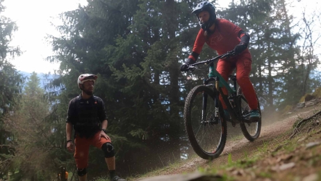 MTB coaching with a professional instructor in Switzerland