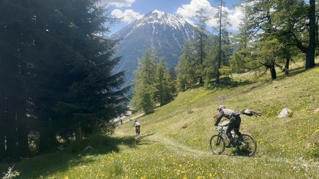 VTT enduro en Valais