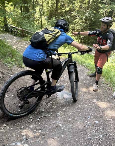 MTB coaching with a professional instructor in Switzerland