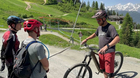MTB coaching with a professional instructor in Switzerland