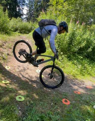 MTB coaching with a professional instructor in Switzerland