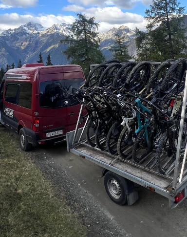 Navettes enduro en Valais