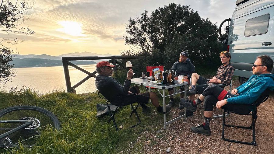 Séjour E-bike itinérant en camping car en Toscane