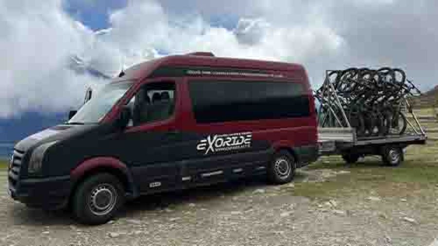 Im Wallis clever biken: Wähle die Exoride MTB-Shuttles.